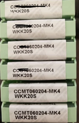 WALTER 10 шт карбидные вставки CCMT060204-MK4 WKK20S