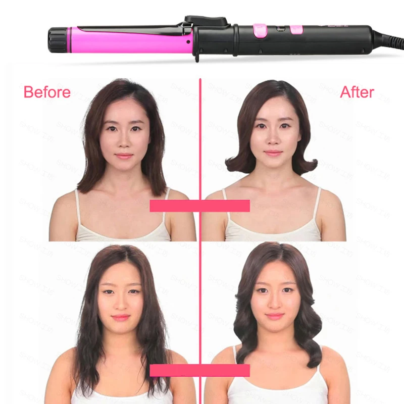 Household Automatic Hair Curler Magic Auto Rotating Ceramic Curling Iron For The Lazy Fast Heating Curly Hair Styling Tools