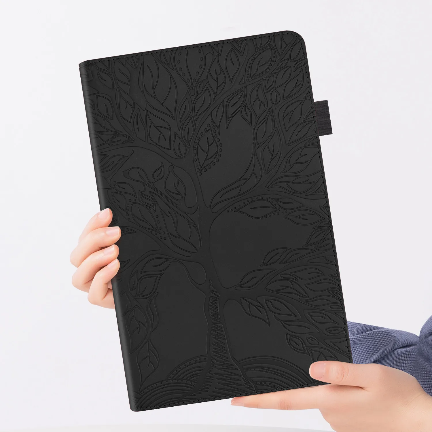 Premium Leather Stand Tablet Cover – Luxury Foldable Shell