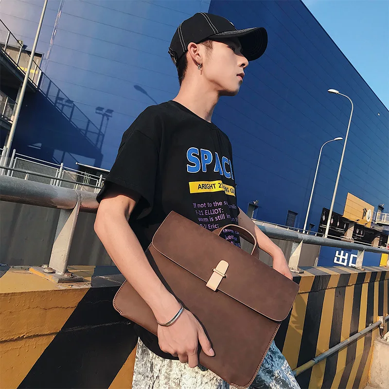 

New light business men's single-shoulder bag, new style, young backpack, bag, glove box