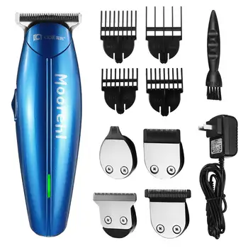 

Professional Hair Trimmer 0mm Electric Hair Clipper Cutting Cordless Waterproof Rechargeable Shaving Machine Barber Clippers
