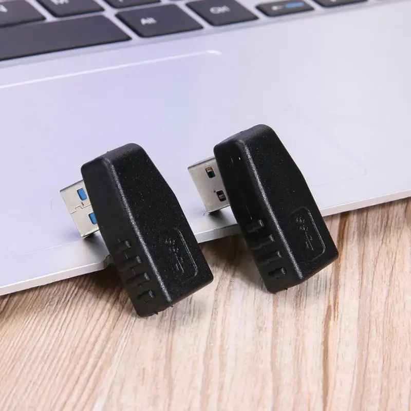 

USB Extension Line Male to Female 90 Degree USB 3.0 Elbow Cable Adapter