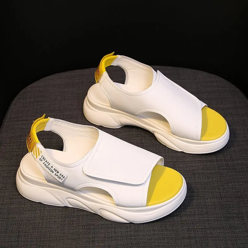 

Summer new fashion casual ladies sandals comfortable soft breathable wear-resistant non-slip open-toe shock absorption increased