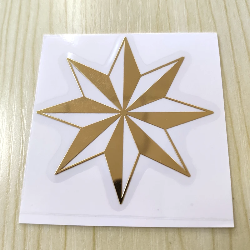 41016# 10*10 cm Thieves Star Cool 3D Golden Color Car Sticker Vinyl Decals for Car Styling Laptop
