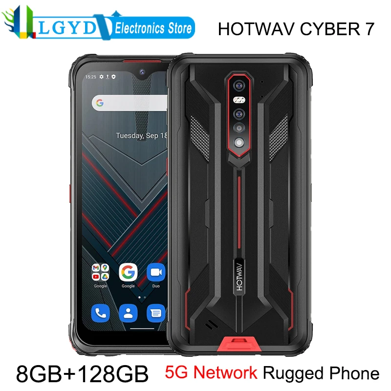 Смартфон HOTWAV в усиленном корпусе 8 + 128 ГБ Android 11 700 дюйма 8280 мАч | Мобильные телефоны