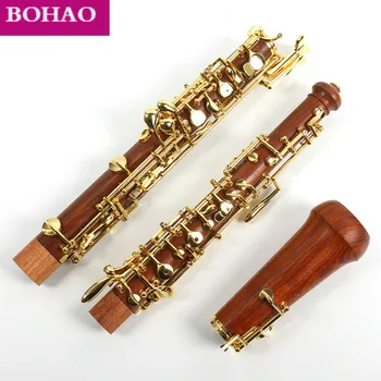 

New oboe sound quality good C bond mahogany body 3rd octave range left F industry