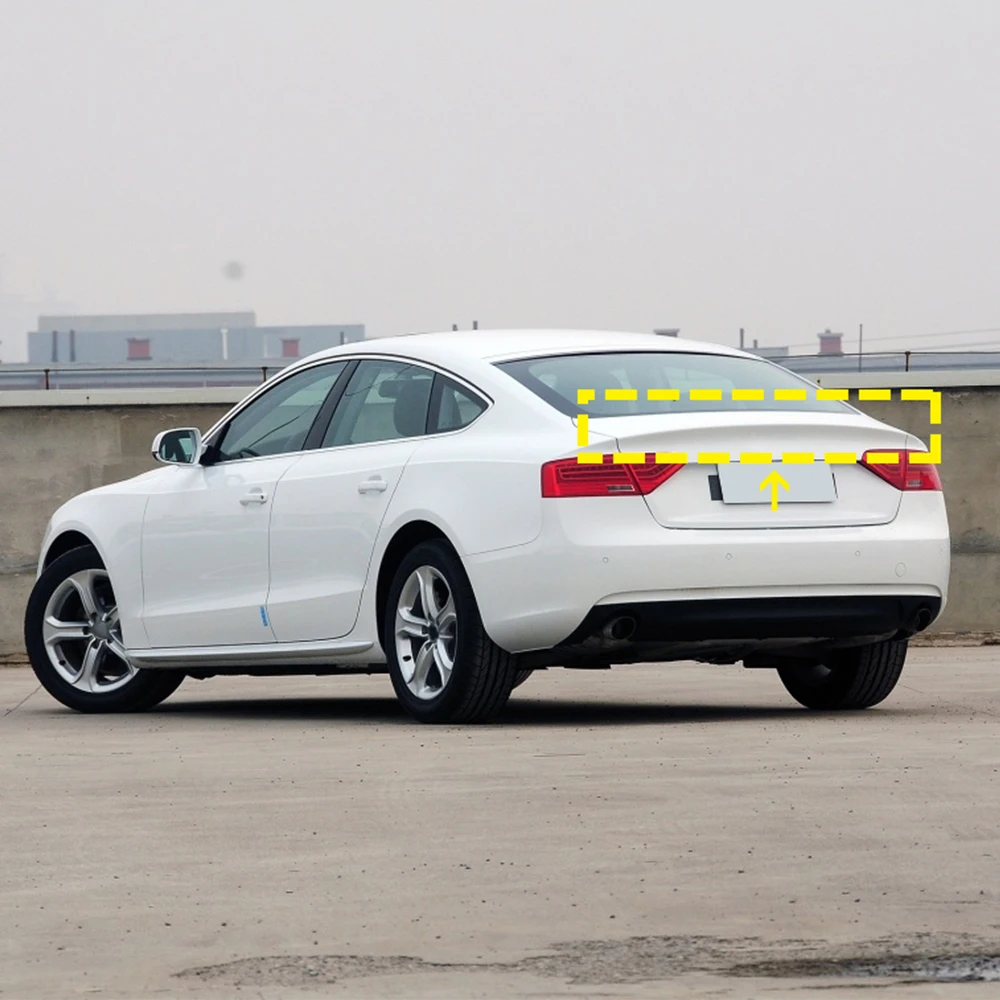Для Audi A5 углеродного волокна задний спойлер 4 двери 2009- крышка багажника