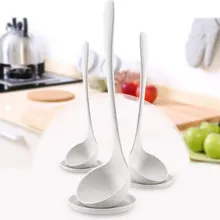 1 шт. кухонная подставка с длинной ручкой Совок Ложка для супа термостойкая пластиковая подставка совок для риса