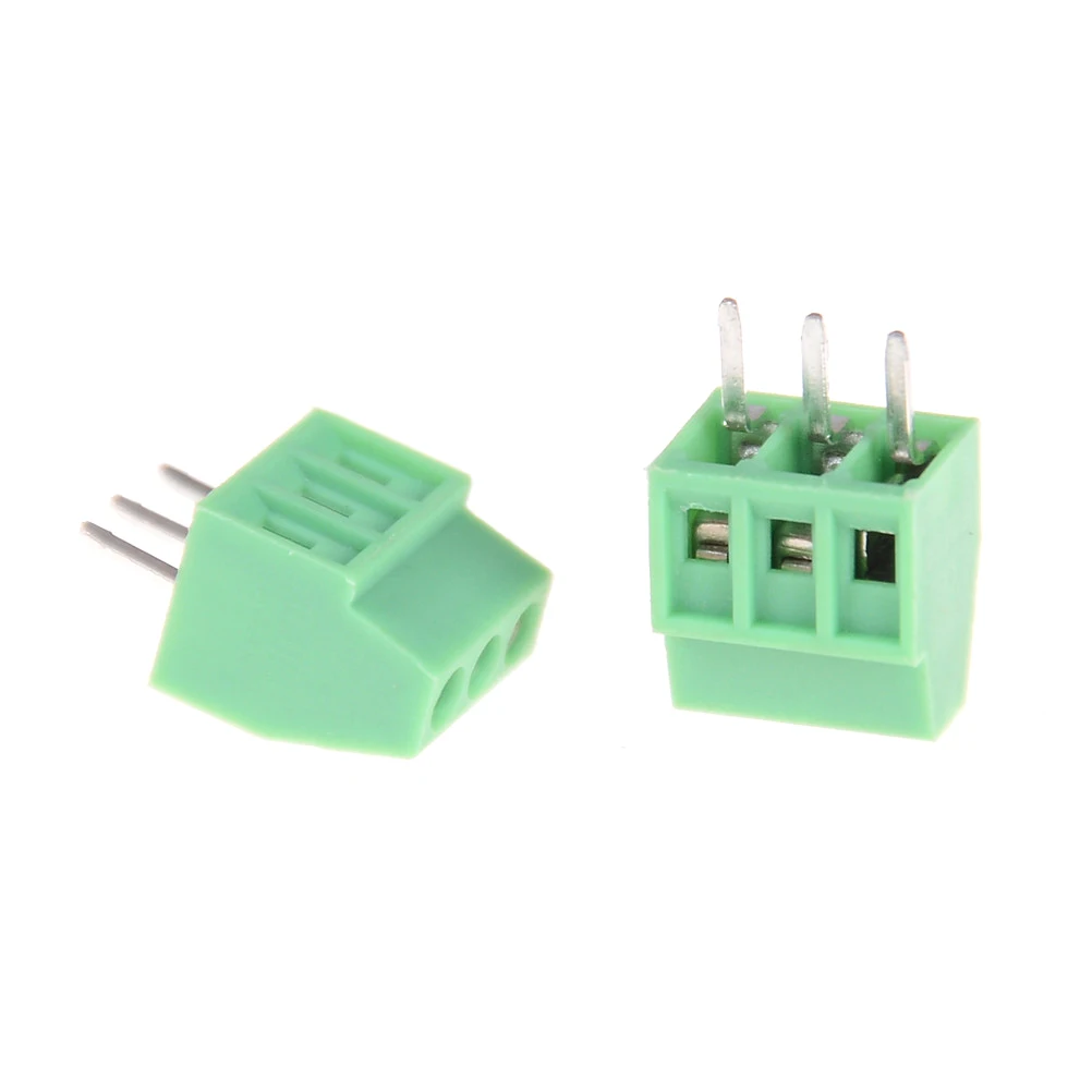 Хорошее качество 10 шт 3 полюса KF128 2 54 мм PCB Универсальный винтовой клеммный блок