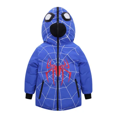 Популярные модели зимней одежды для больших мальчиков, Spider-man одежда из хлопка утепленная хлопковая куртка для мальчиков детская хлопковая куртка altman