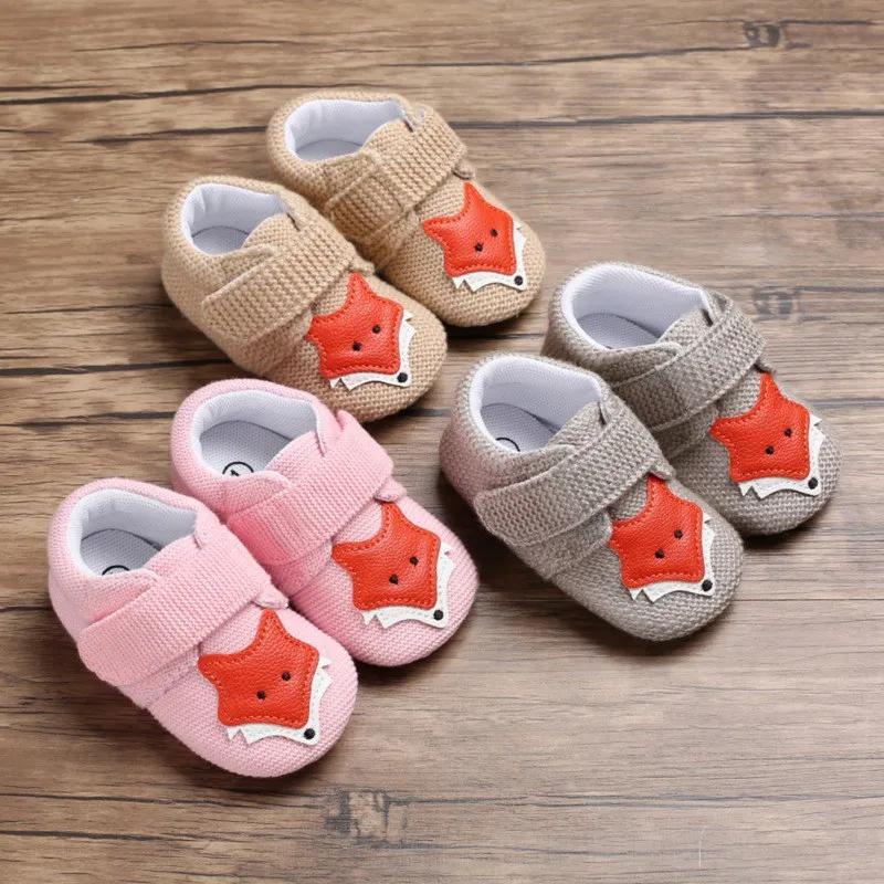 

Baby Shoes Toddler Boys Girl Cute Animal Design Warm Anti-Slip Shoes Sneakers Infant Soft Soled First Walkers For Newborn