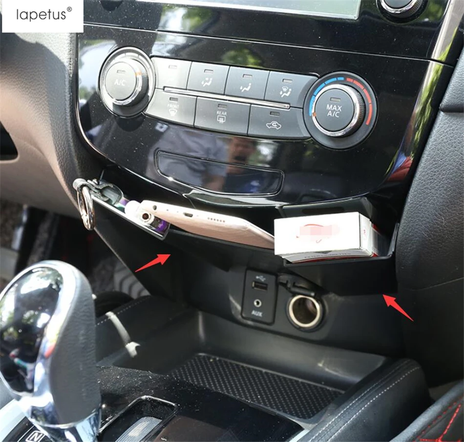 For Nissan X-trail T32 / Rogue 2014 - 2020 Central Control Storage Box Container Holder Tray Organizer Case Plastic Accessories