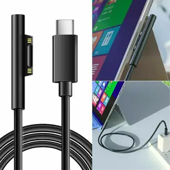 

Replacement USB C Type C PD Power Charge Cable Fast Charging Cable Adapter Charger For Microsoft Surface Pro6 Pro5 Pro4 Pro 3