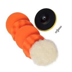 Kit de tampons de polissage pour polisseuse automobile, 6 pièces, 3 pouces, outils électriques M10 