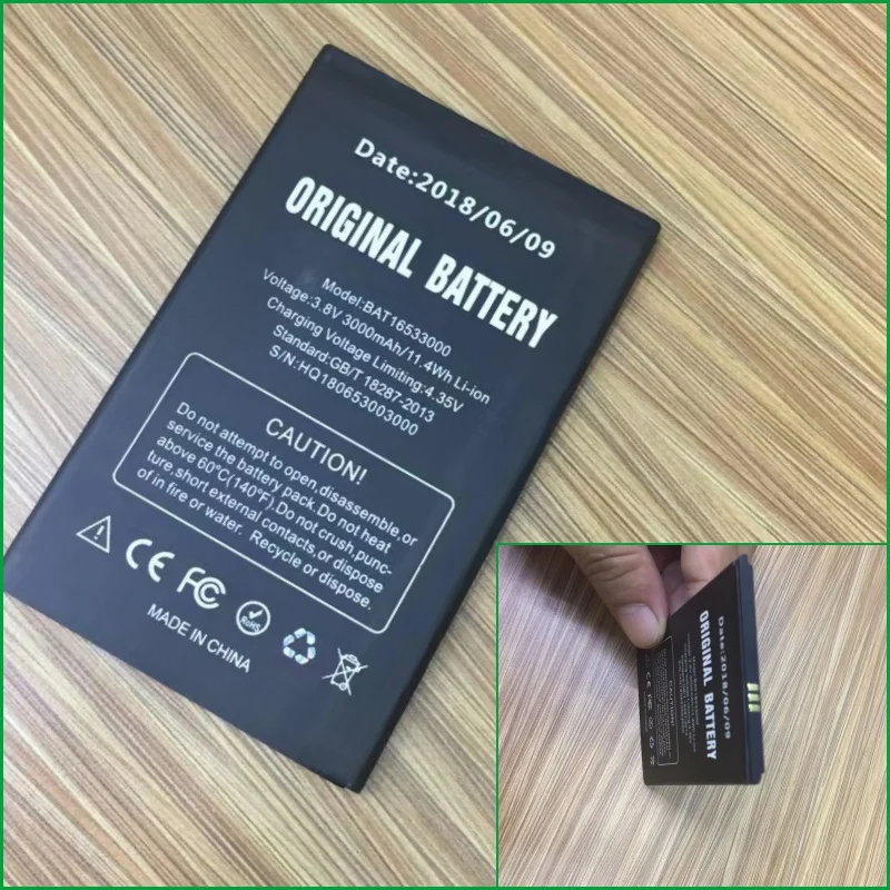 

Battery suitable for DOOGEE X9 X9Pro mobile with battery model BAT16533000