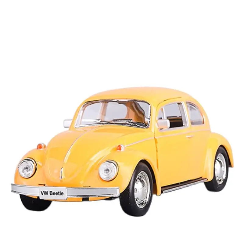 Alloy Diecast 1967 Model For Volkswagen VW Beetle Toy Car Pull Back 1:36 Scale 