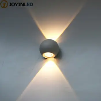 

6W Indoor LED Wall Lamp Up Down Wall Lights Aluminum Waterproof Wall Light Outdoor Porch Garden Light Fixture RF50