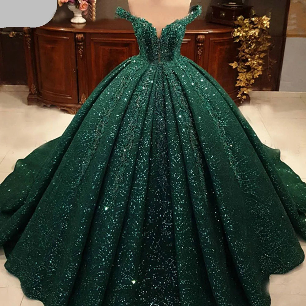 Robe-de-Mari-e-Arabe-Verte-Paillettes-et-Perles-en-Dentelle-V-tement-de-Soir-e.jpg
