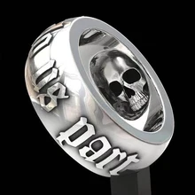 Мужские кольца GYI в стиле хип-хоп, панк, байкерское кольцо с черепом, скелет, мужские и женские кольца для пар, вечерние ювелирные изделия в готическом стиле, персонализированные подарки