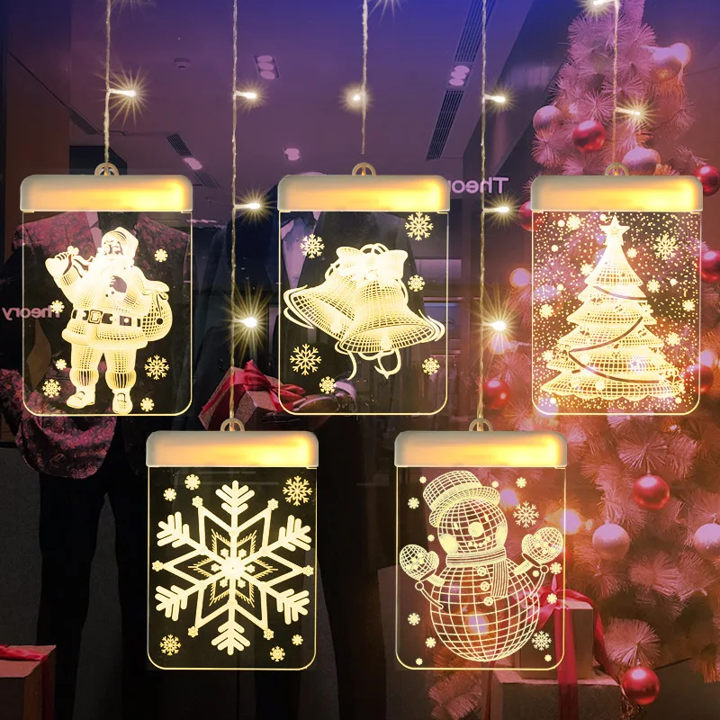 USB СВЕТОДИОДНЫЙ светильник-гирлянда s, наружное Рождественское украшение для дома, вечерние принадлежности, Свадебный Рождественский декоративный светильник