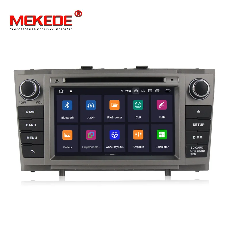 Perfect 7" HD Android 9.0 4+64G Car DVD player For Avensis 2008-2013 Audio Video Player Radio GPS Navigation 2