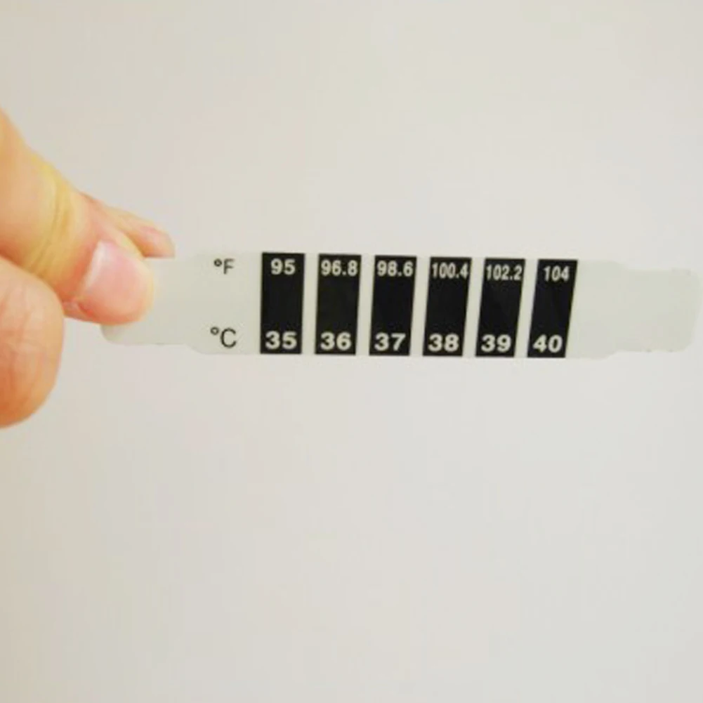 Baby Cartoon animal Forehead Thermometers Sticker LCD Digital Strip Body Fever Kids Care Thermometer For Children`
