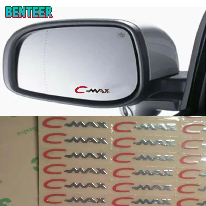 2 шт нержавеющая сталь автомобиля стикер для ford cmax C-MAX