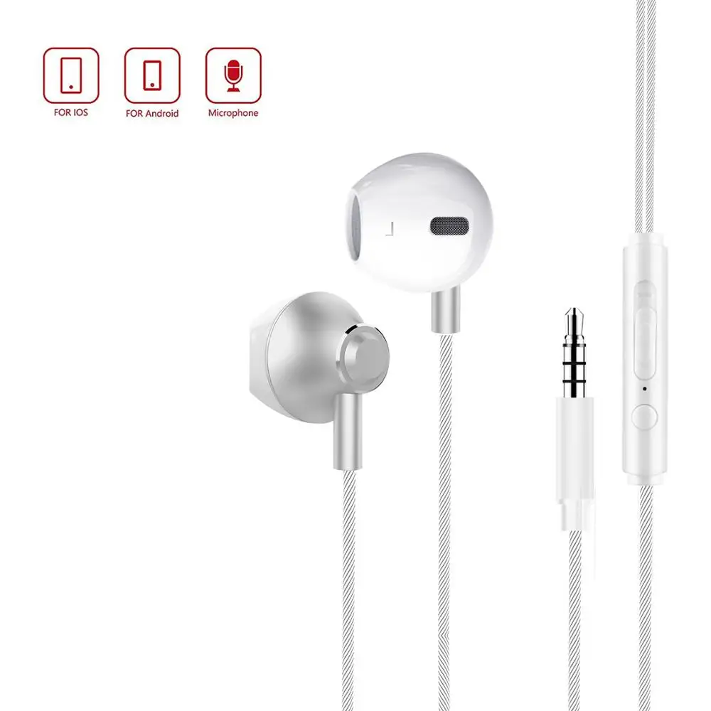 

1.2M Wire Control Sports Earphones 3.5mm In-ear Waterproof Earplugs Suitable For Xiaomi Huawei CD Stereo subwoofer headphones