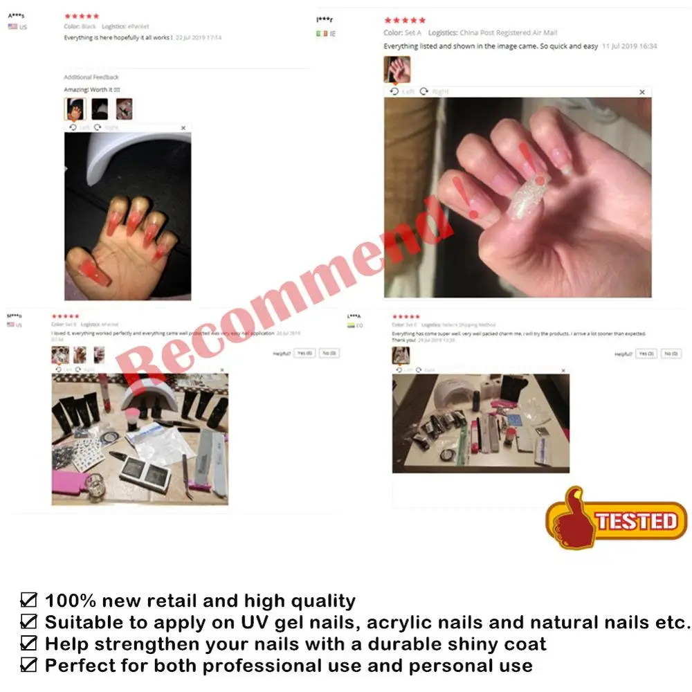 Tanie COSCELIA zestaw do manicure Extend Builder Poly Gel zestawy Finger przedłużenie paznokci UV LED akrylowy żel odbudowujący lampa do paznokci kryształowa galaretka