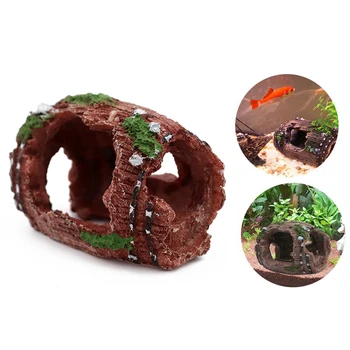 

Resin Fish Tank Decoration Artificial Barrel Cave Landscaping Accessories For Aquarium Decoration Aquarium Accessories