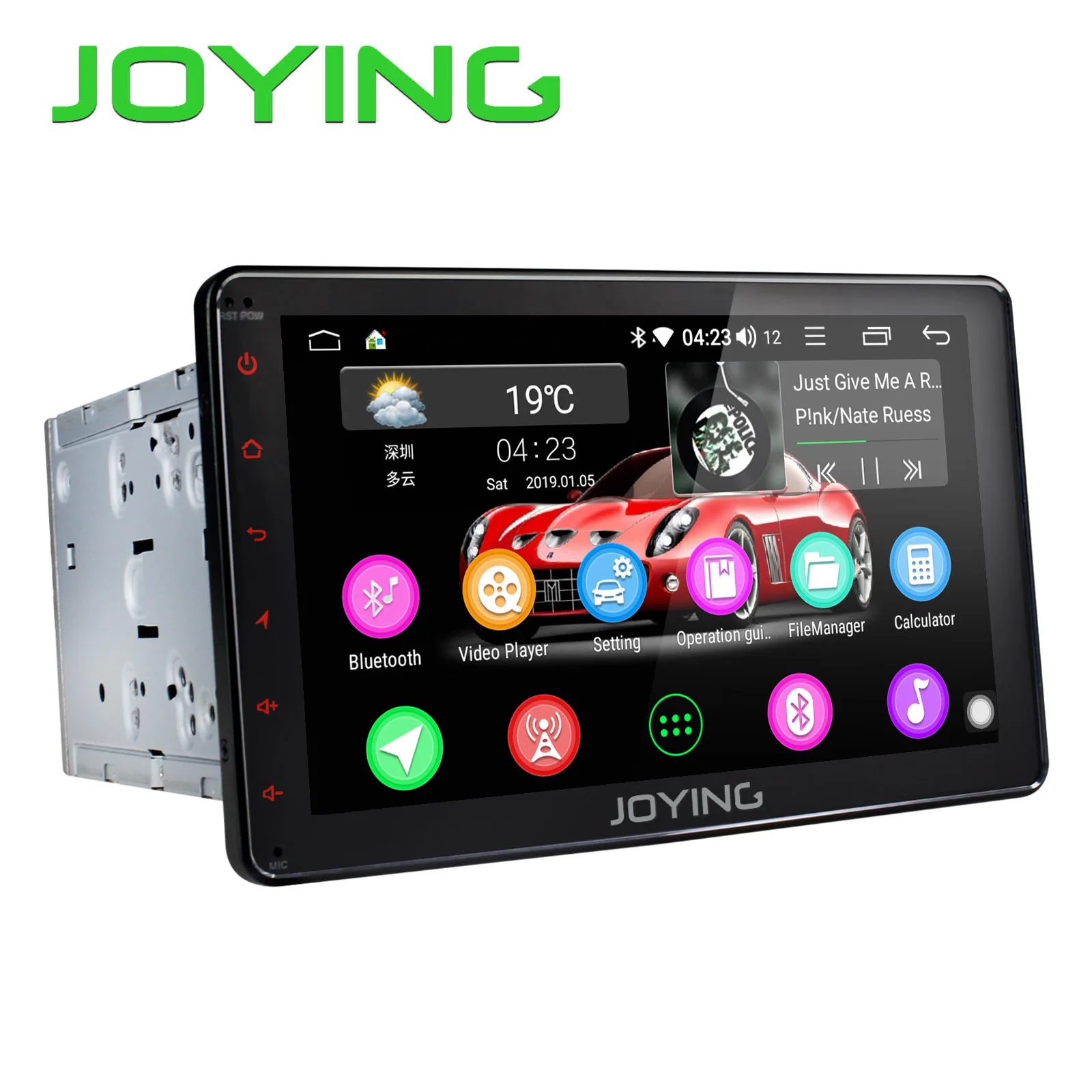 Cheap JOYING 2 Din Car Radio 2GB Android 8.1 Octa Core GPS Receiver WIFI 8 inch HD display support Mirror link/Voice Command head unit 3