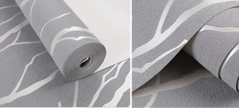 Beibehang-Veludo listrado fundo Wallpaper, minimalista sala TV