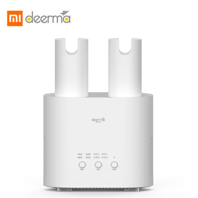 Белый цвет Xiaomi Deerma электрическая сушилка для обуви УФ стерилизатор для обуви дезодорант Интеллектуальный многофункциональный выдвижной стерилизатор сушилка - Цвет: Белый цвет