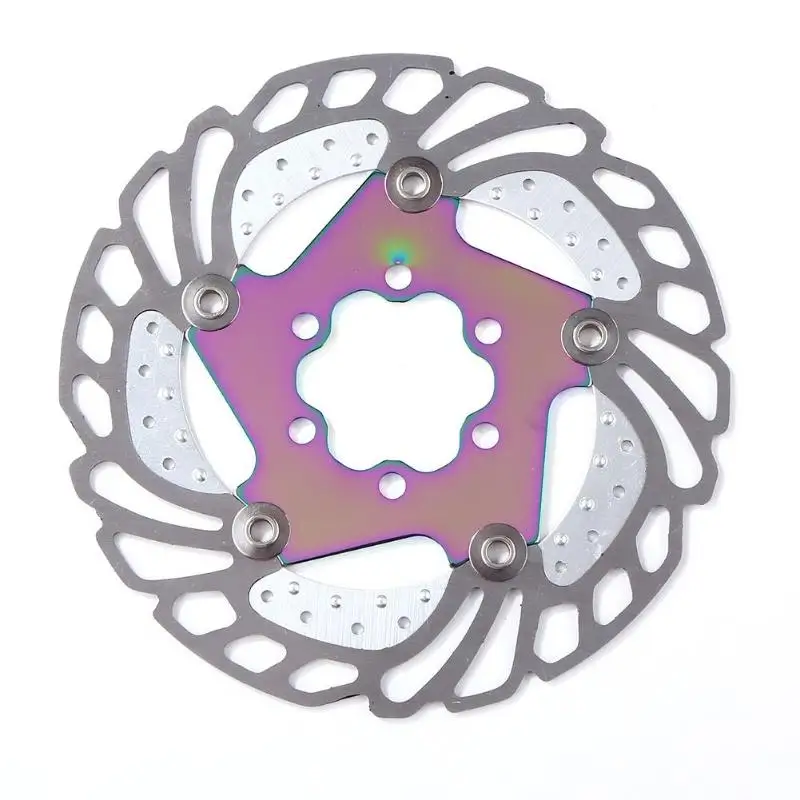 140-S1 Mountain Road Bike Brake Cooling Disc Floating Ice Rotor For MTB Gravel Road Bike 203mm 180mm 160mm 140mm Cool Down