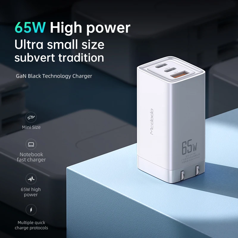 Новое зарядное устройство GAN 65W USB C Quick Charge 4 0 3 QC4.0 QC PD3.0 PD Type портативное быстрое для