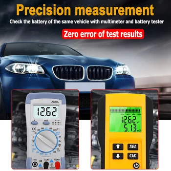 

Battery Test Tool 12V for Motor Vehicle Battery Car Battery Measuring TSH Shop