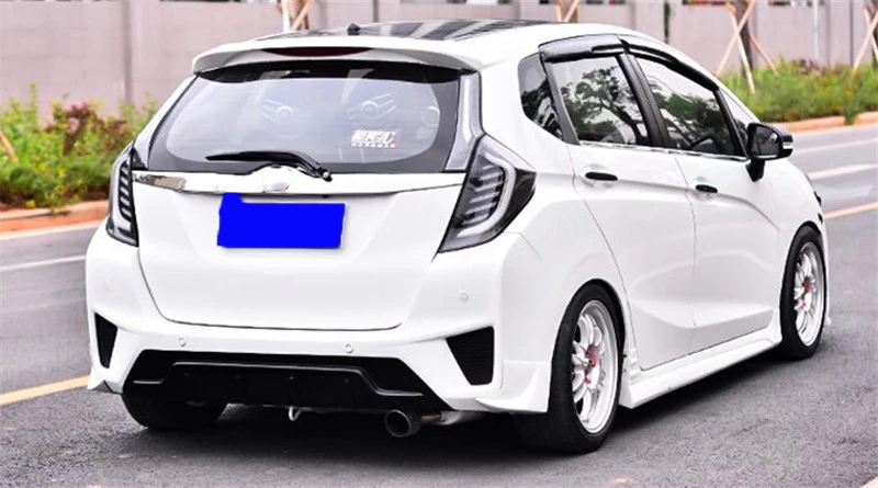 Автомобильные аксессуары спойлер Подходит- заднее крыло для Honda Jazz ABS пластик краска цвет спойлер багажника GK5 хвост крыло