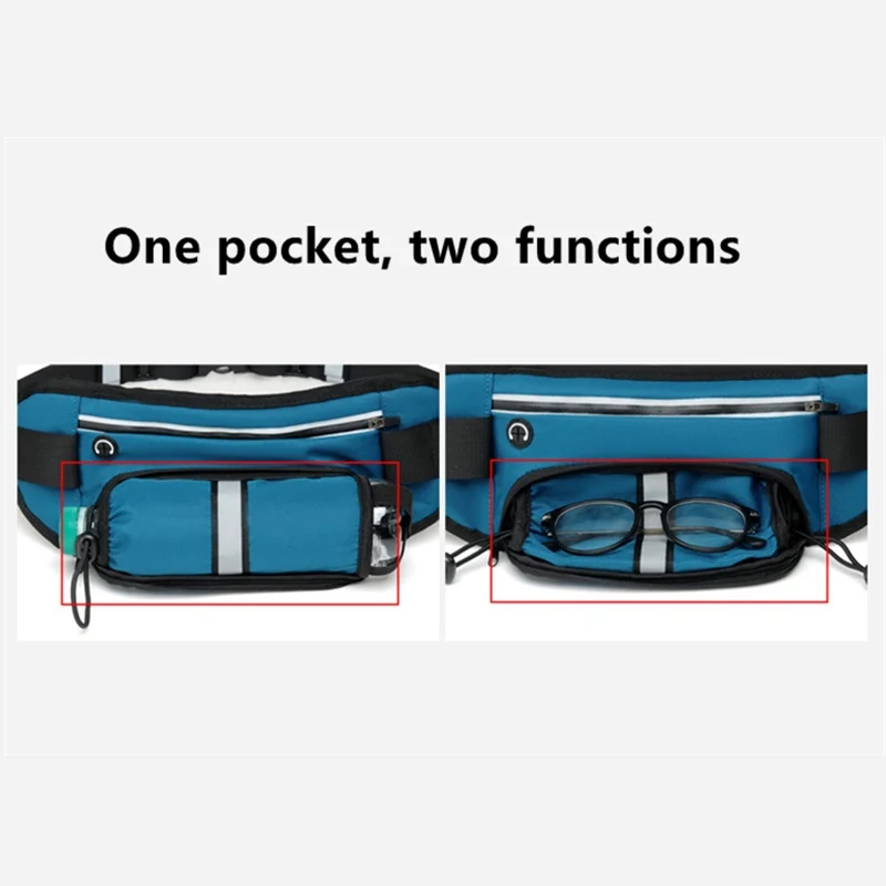 Multi-function Waist Pack Outdoor bag Water bottle Stretch bag Sports Pocket Men And Women Running Fitness Belt Mobile Phone Bag