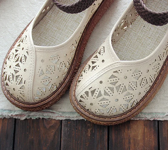 Careaymade-Summer cotton and hemp comfortable women's literature and art RETRO thick soled big toe sandals,4 colors