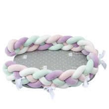 Для малышей и детей постарше Портативный кроватка кровать новорожденных ткачество подушки большая корзина велосипеда сна кормящей мамы Грудное вскармливание подушки моющиеся YYJ008