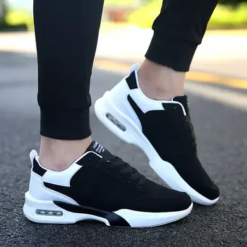 

2019 new men's shoes men's casual sports shoes air cushion increased running shoes breathable comfortable fashion walking shoes