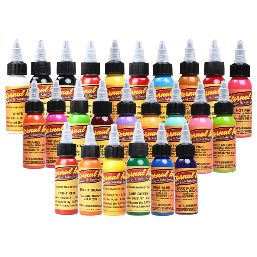 

16pcs Tattoo Ink Set Permanent Makeup Body Paont Tattoo Microblading Professional Beauty Permanent Makesup Paints Accesories