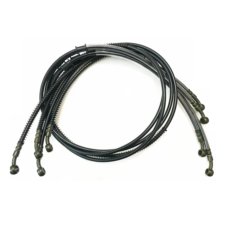 

50cm-200cm Motorcycle Brake Oil Hose Brake Line Universal Motorbike Stainless Steel Braided Pipeline Latiguillo Freno Moto ATV