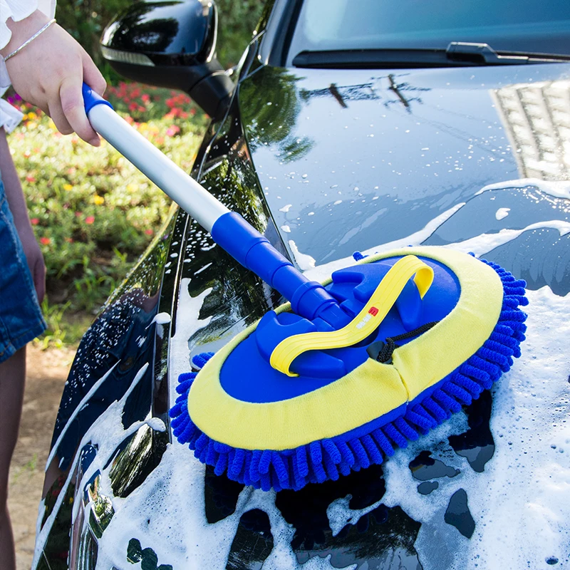 Car Wash Brush Cleaning Mop products Broom Adjustable Telescoping Long Handle Car Cleaning Tools