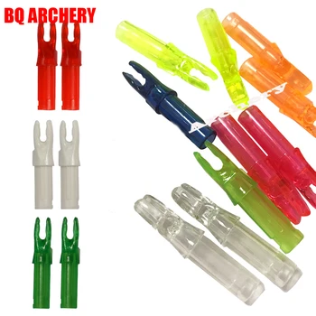 

100Pcs Archery Arrow Nocks for Carbon Arrows Shaft ID6.2mm Compound Recurve Bow Crossbow Hunting Archery Arrow Accessories