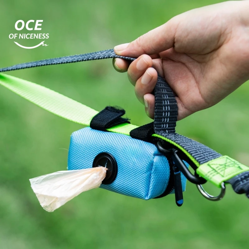 OCE Velcro Portable Dog Poop Biodegradable Bag Dispenser Pouch Pet