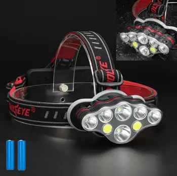 

USB Sensor Head Light Torch Camping Headlamp Headlight Lamp Rechargeable Lumens