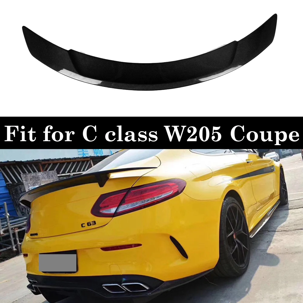 Задний спойлер для багажника Carbon RT Style Mercedes-Benz C Class W205 Coupe 2-Door 2015 и выше | Автомобили