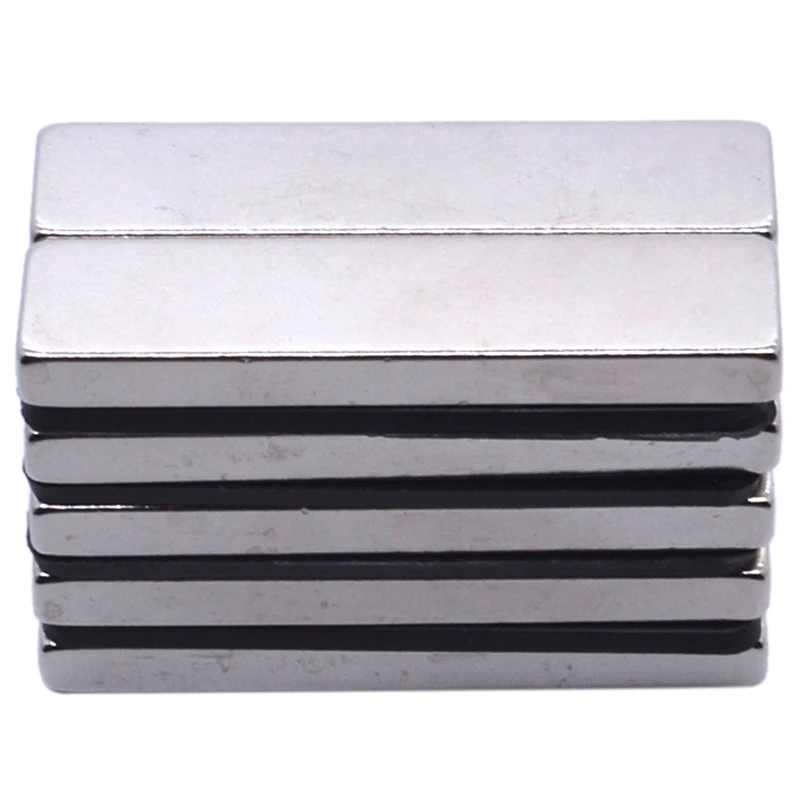 

100PCS 40 X 10 X 4 Mm Big Strong Rectangle Block Bar Fridge Magnets Rare Earth Neodymium Magnet