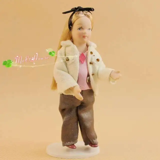 white coat 1:12 Кукольный домик Миниатюрный 9 видов мини-Дети ремесла кукла модель игрушечная Конфета Roombox подарок на день рождения карманный маленький мир аксессуары - Цвет: white coat